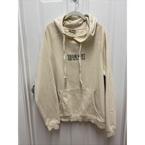 TAYLOR SWIFT The Eras Tour Official Merchandise‎ Cream Hoodie Size L